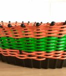 Corbeille à pain scoubidou