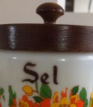Pots à sel et sucre vintage 70