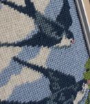 cadres demi point hirondelles