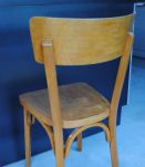 2 Chaises de bistrot Emile Baumann vintage années 50