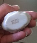 Salière et poivrière anciennes avec dorures en porcelaine de Limoges