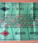 Rare et ancien mini jeu de roulette/casino made in France, années 1950