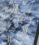 horloge moderne noire artistique