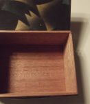 petite boite recouverte laiton  anges