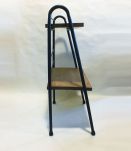 Petite étagère 60s métal et bois