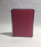 Miroir barbier 50s fond rouge