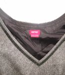 Robe rétro 3 volants tweed marron et beige ESPRIT T 36