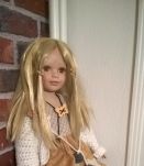 " Manon" poupée en porcelaine bohème