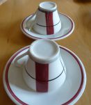 Paire de tasses à café 50's