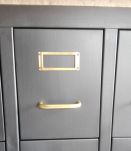 Armoire métallique ronéo vintage