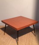 Petite table basse en formica 60's