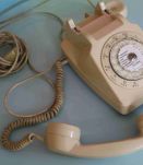 Téléphone blanc SOCOTEL S63  vintage retro