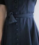 Robe vintage Rétro T.34 bleue
