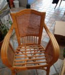 Paire de fauteuil en rotin 