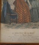 gravure de mode encadrée illustrée Jules David, Le Moniteur de la Mode, Paris