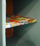 meuble tv vintage pieds compas étagère wax