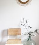 Chaise style Cesca de Marcel Breuer vintage années 70