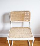Chaise style Cesca de Marcel Breuer vintage années 70