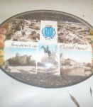 LOT CADRE SOUS VERRE  ROSES ET CASSEL (nord) 