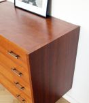 Commode vintage scandinave pieds compas 60s