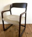 Fauteuil traineau années 60 Baumann