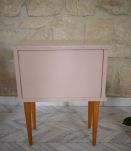 Chevet rose poudré vintage