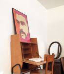 Secretaire bureau vintage Jacques Hitier 1950