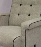 Fauteuil vintage année 70 refait neuf.