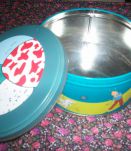 ancienne boite tole metal bd TINTIN 