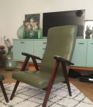 Paire de fauteuils scandinave vintage 1950's