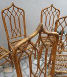 Chaises rotin vintage