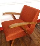 Authentique paire de fauteuils scandinaves