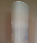 Lampe en ceramique avec abat jour en soie