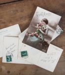 Lot de 5 cartes postales fantaisie anciennes