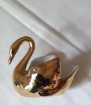 Salière et poivrière cygne en porcelaine de Limoges