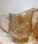 Ensemble verres, carafe et saladier vintage