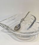 Coupelle en cristal en forme de coeur