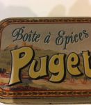 Petite boîte à épices en metal