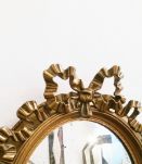 Miroir ovale ancien style Louis XV