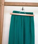 Régine - Jupe vintage taille haute élastiquée laine côtelée