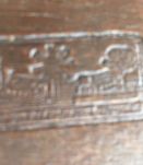 coffret breton en bois sculpté /boite à bijoux