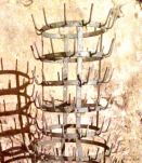 Grand porte bouteilles vintage