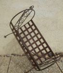 porte  revue  en metal , vintage