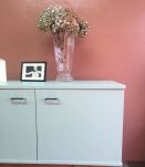 Enfilade vintage scandinave pieds compas 1960's