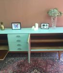 Enfilade vintage scandinave pieds compas 1960's