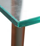 Table de salon en verre