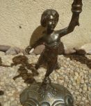 paire de chandelliers Cherubin anciens vintages