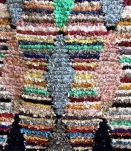 Tapis boucherouite berbère tissé main au Maroc