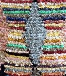 Tapis boucherouite berbère tissé main au Maroc