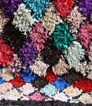 Grand tapis boucherouite berbère tissé main au Maroc tissé main au Maroc